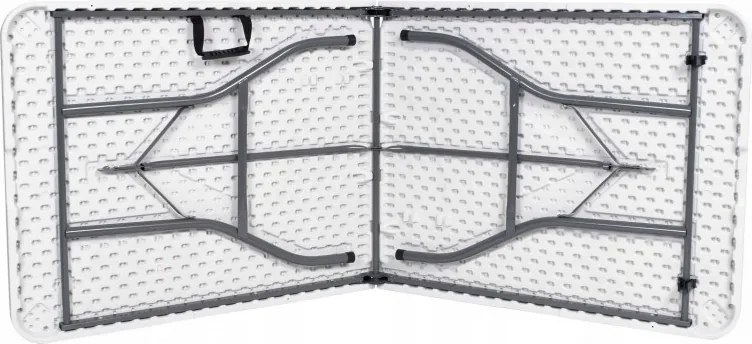 Stół cateringowy CATERON 70x180 cm, biały