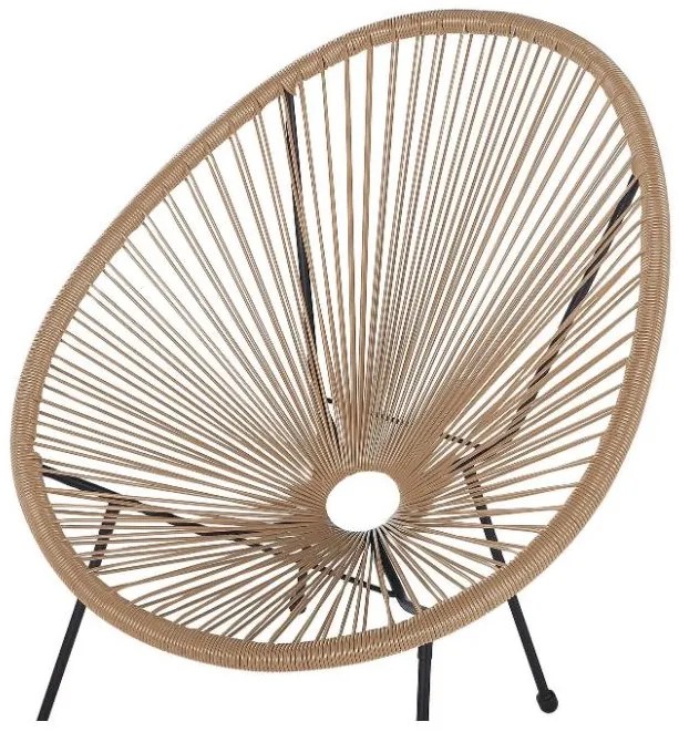 Zestaw mebli ogrodowych Acapulco 2 krzesła + stolik BEŻ