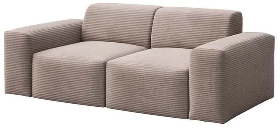 Beżowa sztruksowa sofa 205 cm Villet – Rodier