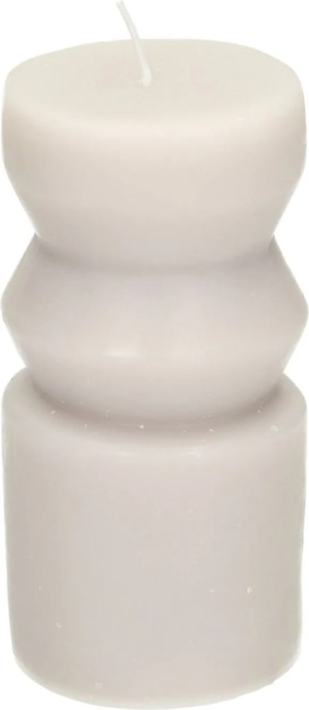 Świeca Cornelia 14cm light grey