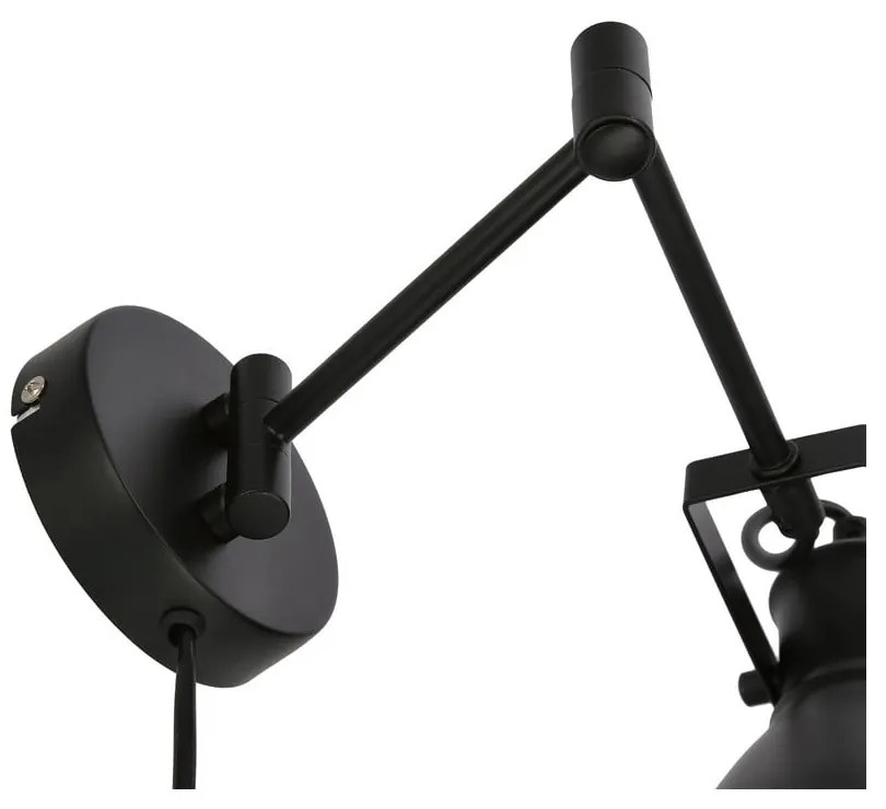 Czarny metalowy kinkiet Espera – Candellux Lighting