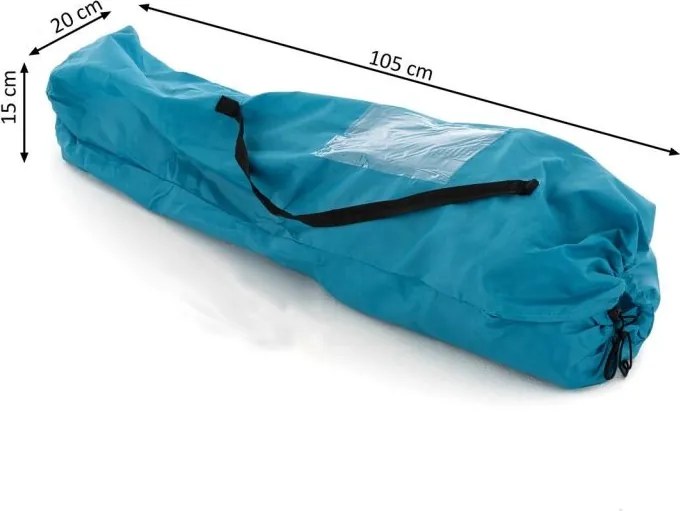 Zestaw 2 krzeseł kempingowych ze zdejmowanym podnóżkiem, nie