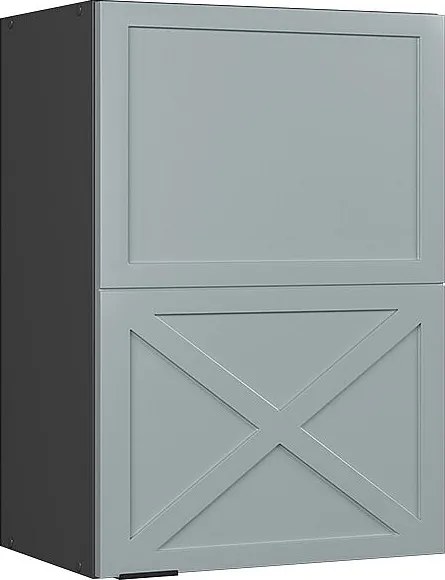 Szafka ścienna jasnoniebiesko-szary 50x34.1x72 fame-line