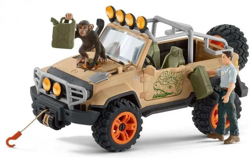 Schleich 42410 Samochód terenowy 4 x 4 z wyciągarką