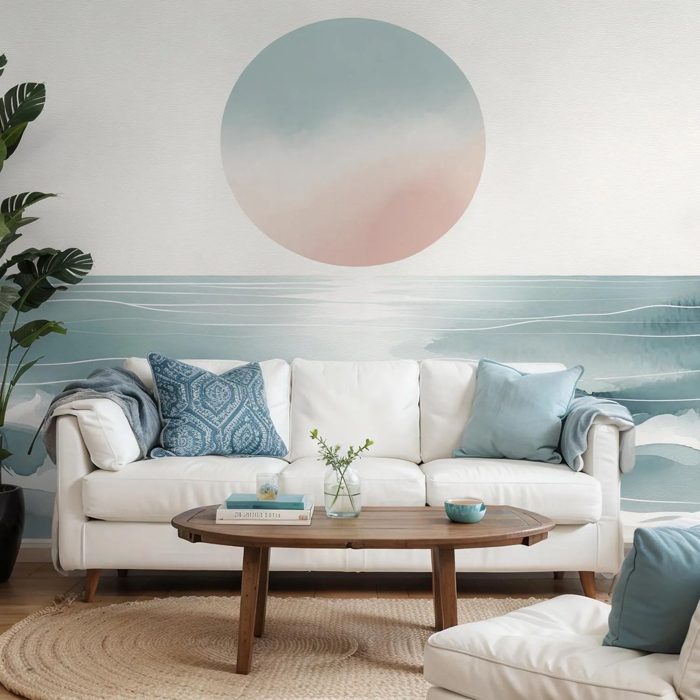 Fototapeta - Słońce nad oceanem (196x136 cm)