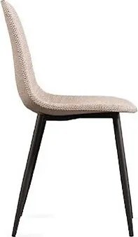 Martina - beżowe krzesło w stylu rattanu, zestaw 4 elementów