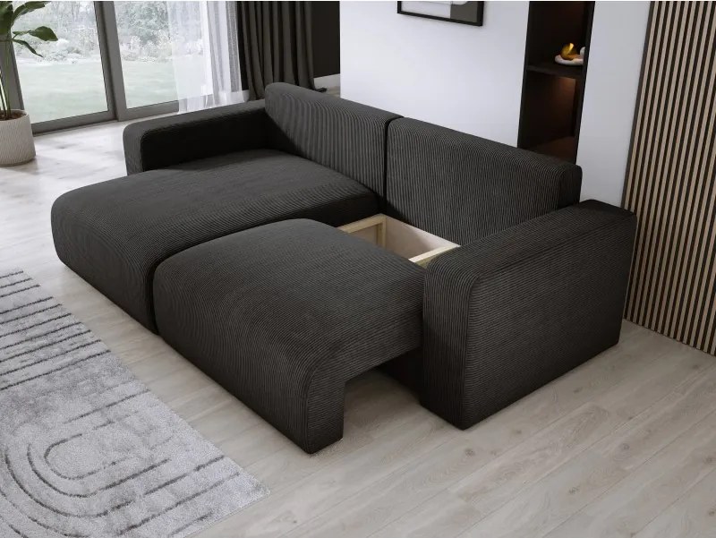 Narożnik wolnostojący CARL Lewy w tkaninie POSO 135