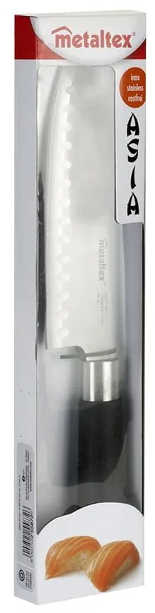 Nóż kuchenny/tasak Metaltex Santoku, dł. 30 cm