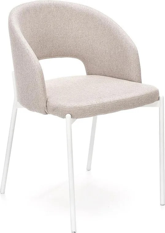 Krzesło tapicerowane K486 beżowe