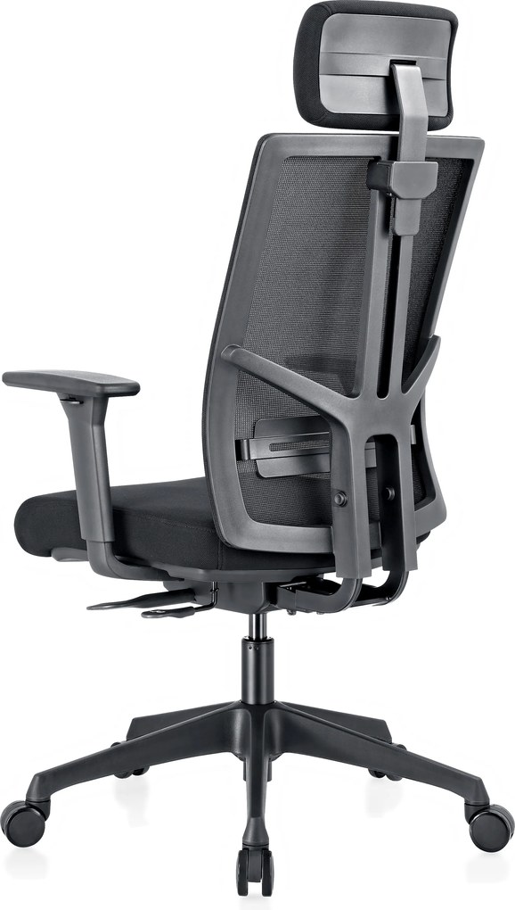 Krzesło biurowe WATT, czarny