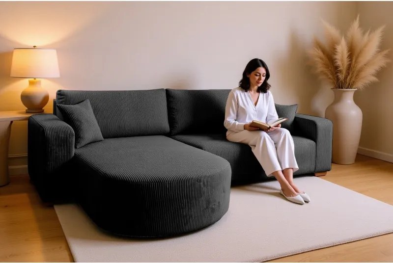 Narożnik BIS XL Uniwersalny z funkcją spania POSO 135 DomoHome