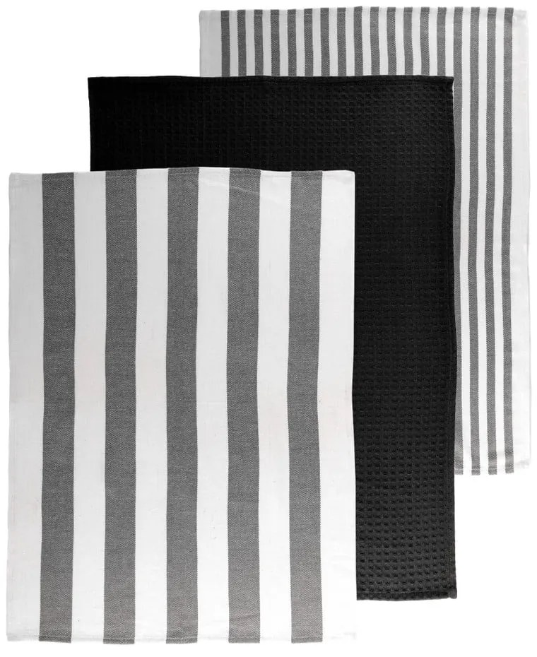 Bawełniane ścierki zestaw 3 szt. 51x74 cm Marra – Tiseco Home Studio