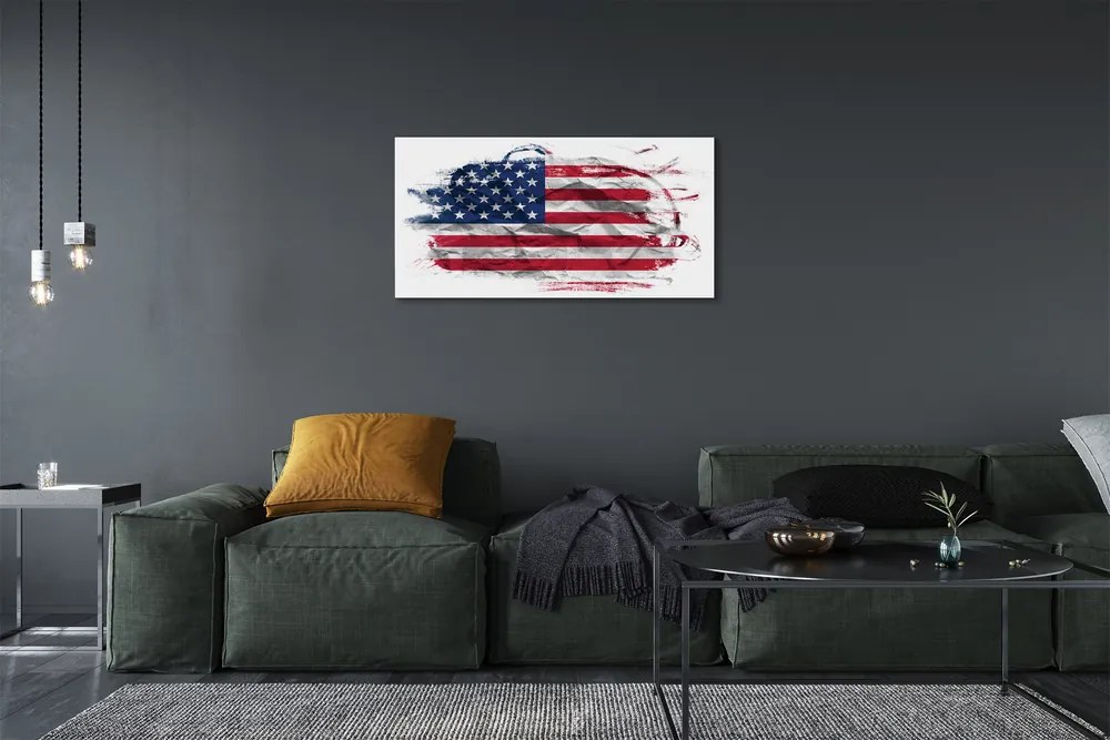 Obraz canvas na ścianę Flaga USA