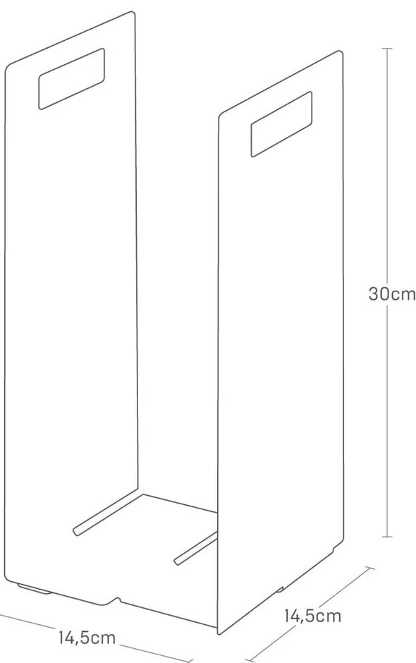 Białe metalowe stojaki na ręczniki 2 szt. Tower – YAMAZAKI