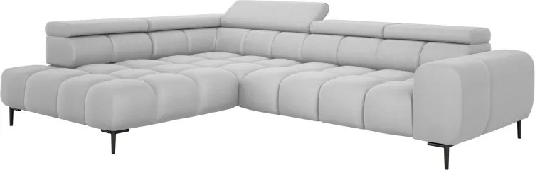 Narożnik PLAZA L Lewostronny w tkaninie Solar 80 WERSAL