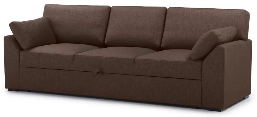 Brązowa rozkładana sofa 233 cm Janson – Scandic