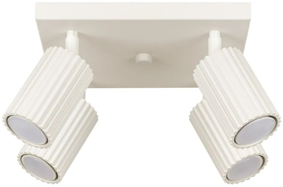 Kremowa lampa punktowa 25x25 cm Gleam – Sollux