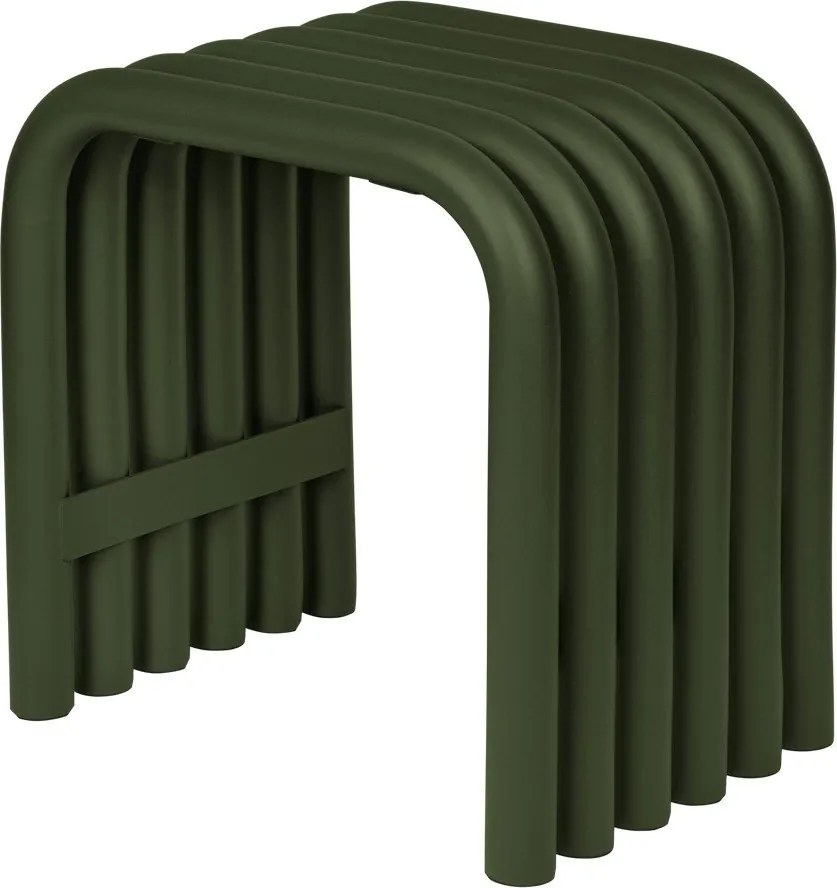 Zielone metalowe krzesło ogrodowe Nokk – noo.ma