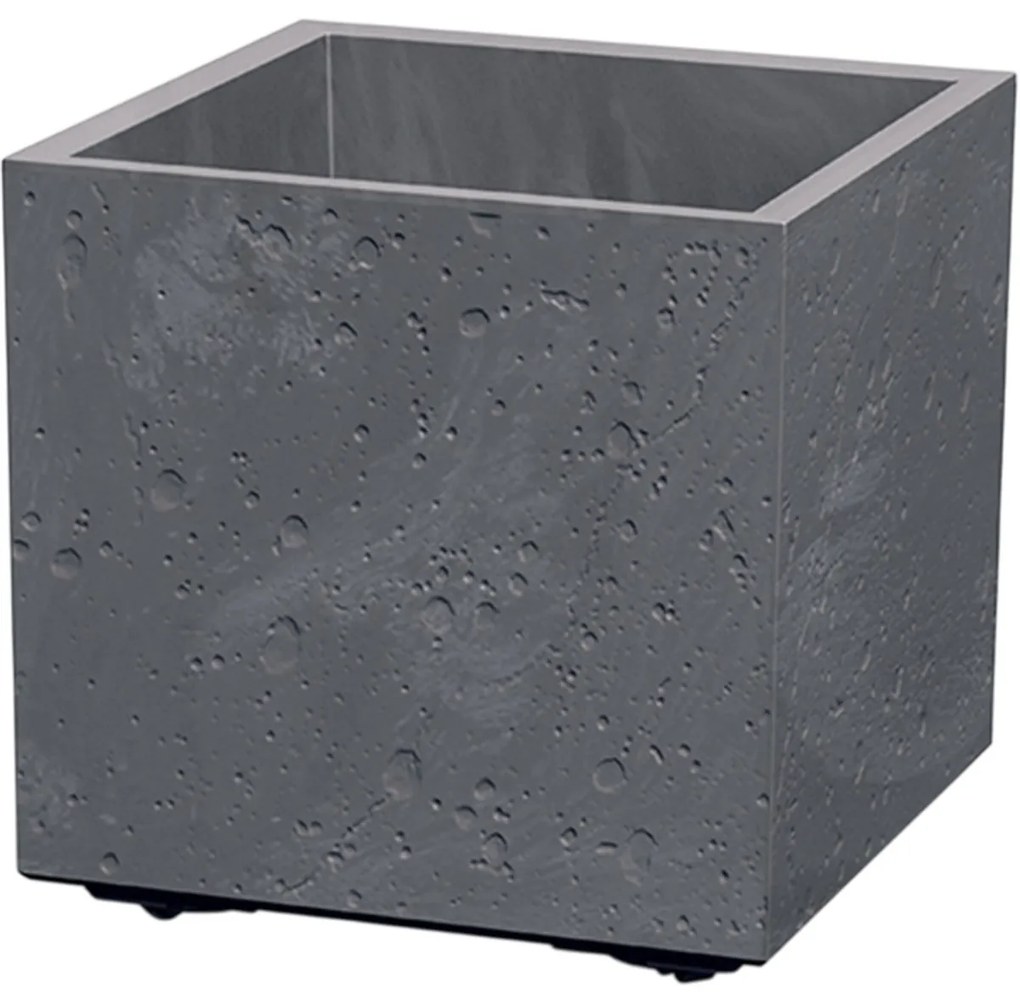 Doniczka SIERRA SQUARE BETON EFFECT 38,5 cm, szary, M