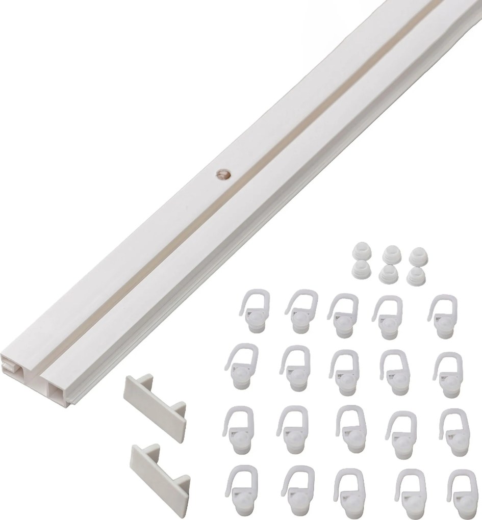 Szyna sufitowa pojedyncza 150cm - komplet
