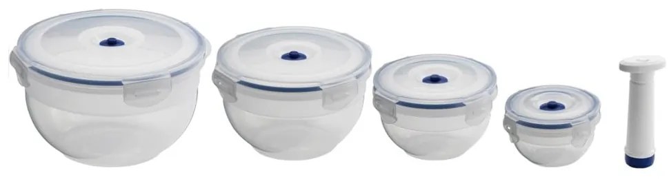 Zestaw 4 pojemników na żywność i pompki próżniowej Compactor Food Saver