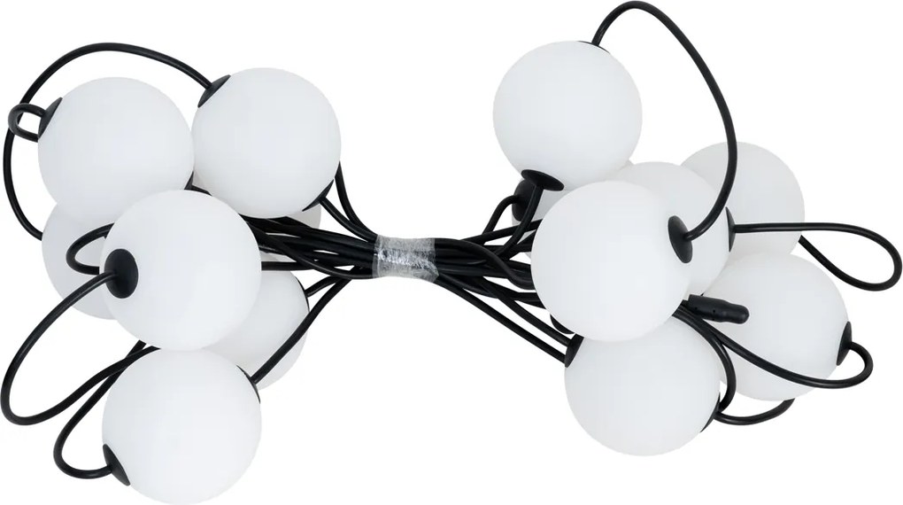 Nowoczesne lampki zewnętrzne na sznurze 16M z wbudowanymi LED 28 świateł - Malai