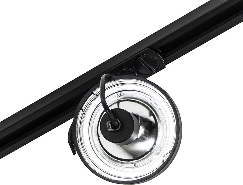 Reflektor szynowy 1-fazowy czarny - Go