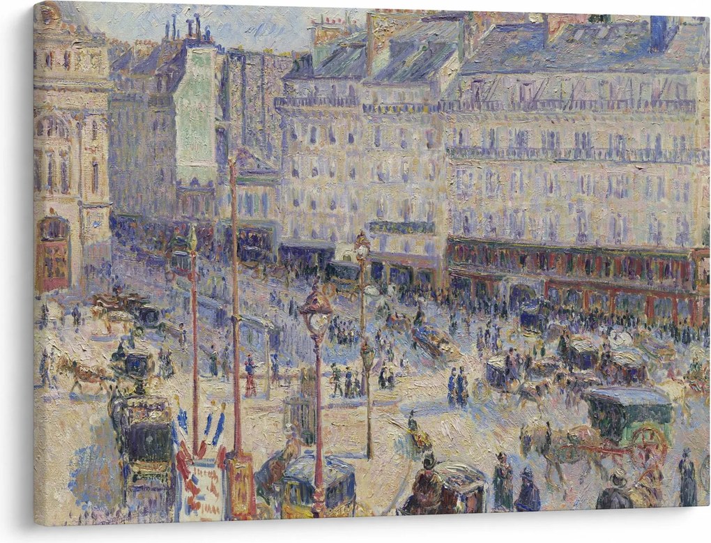 Obraz - Camille Pissarro, The Place du Havre, reprodukcje (70x50 cm)