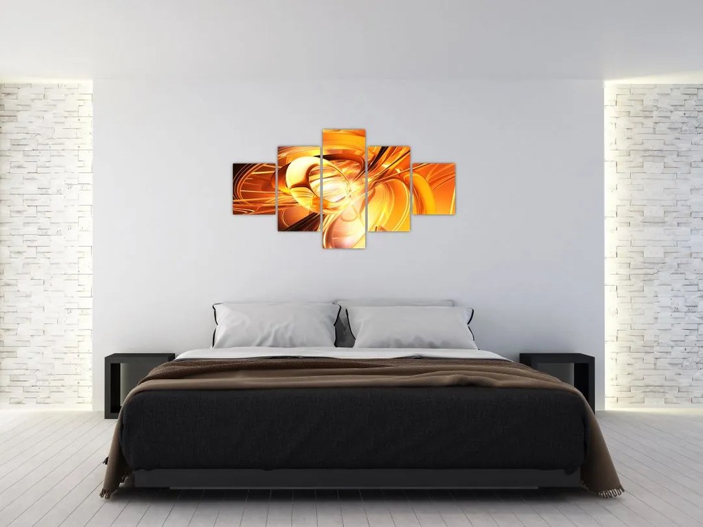 Obraz abstrakcji (125x70 cm)