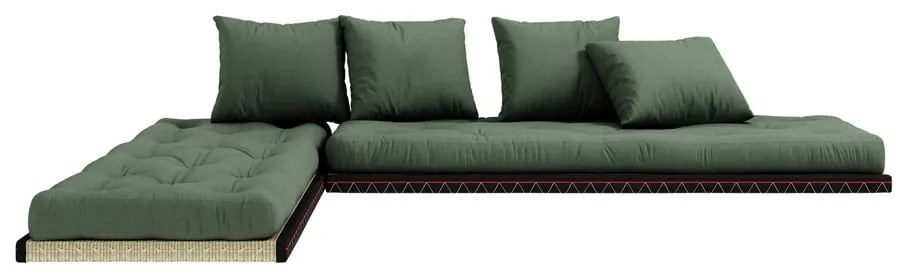 Sofa rozkładana Karup Design Chico Olive Green