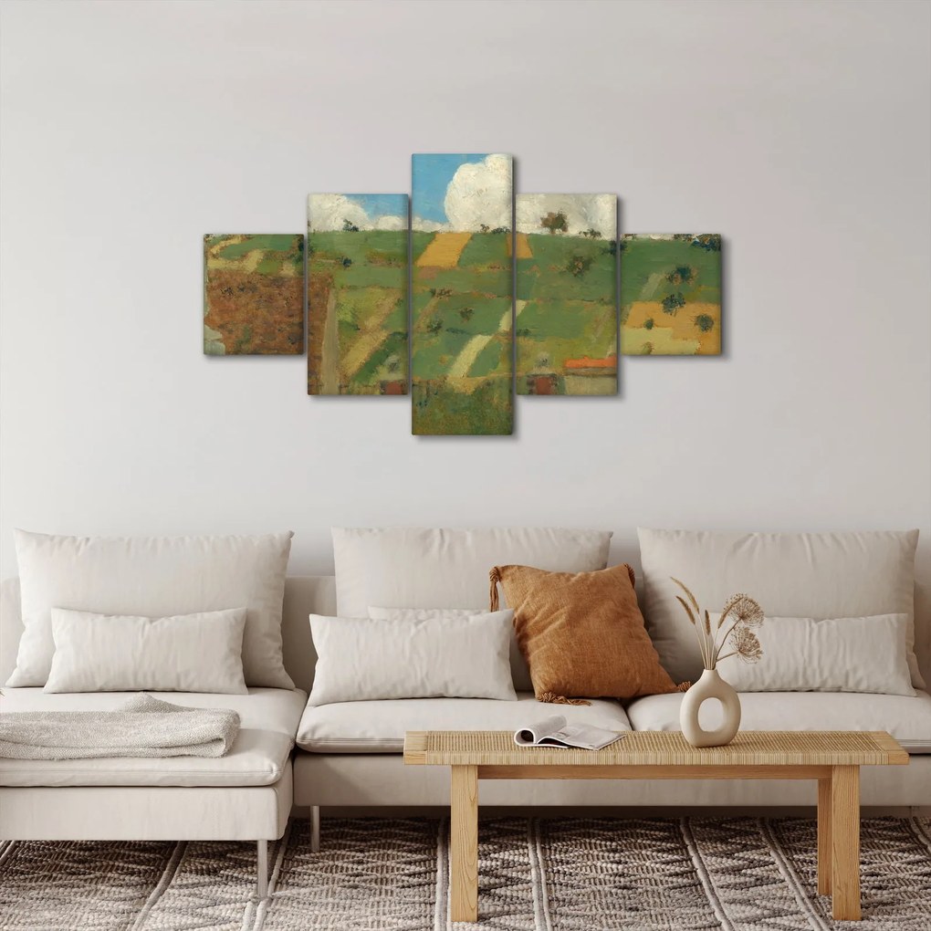 Obraz - Edouard Vuillard, Landscape of the Ile de France, reprodukcje (125x70 cm)