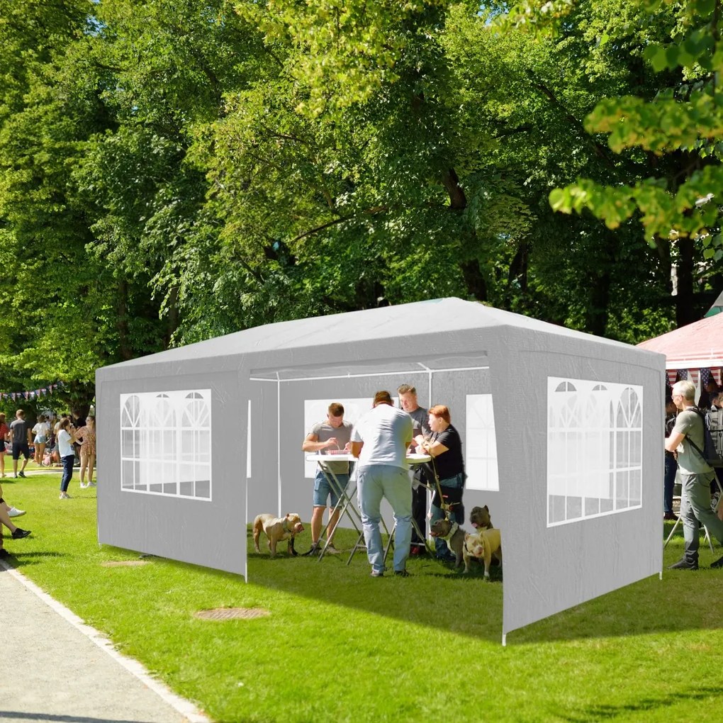 Namiot imprezowy NEAPOL, 3x6m, biała Jurhan