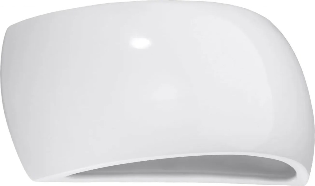 Biały minimalistyczny kinkiet w połysku - 4X S485 B4-L77
