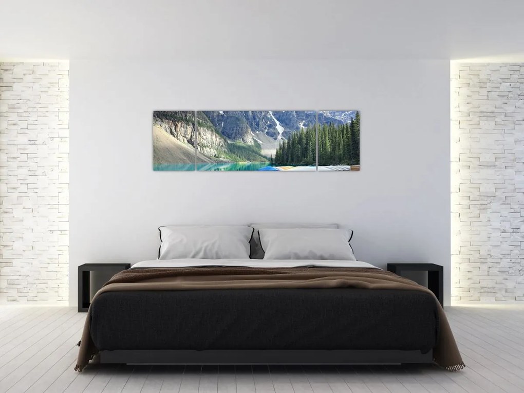 Obraz - Moraine Lake (170x50 cm)