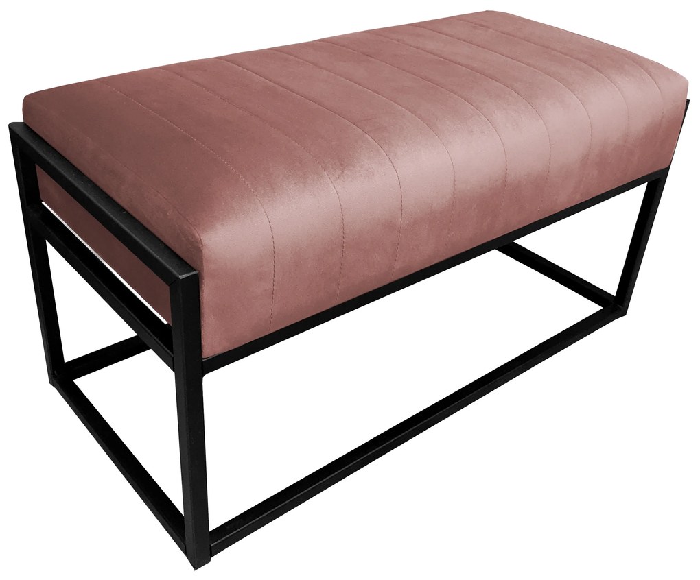 Ławka KAYA LOFT MG58 pufa podnóżek metal