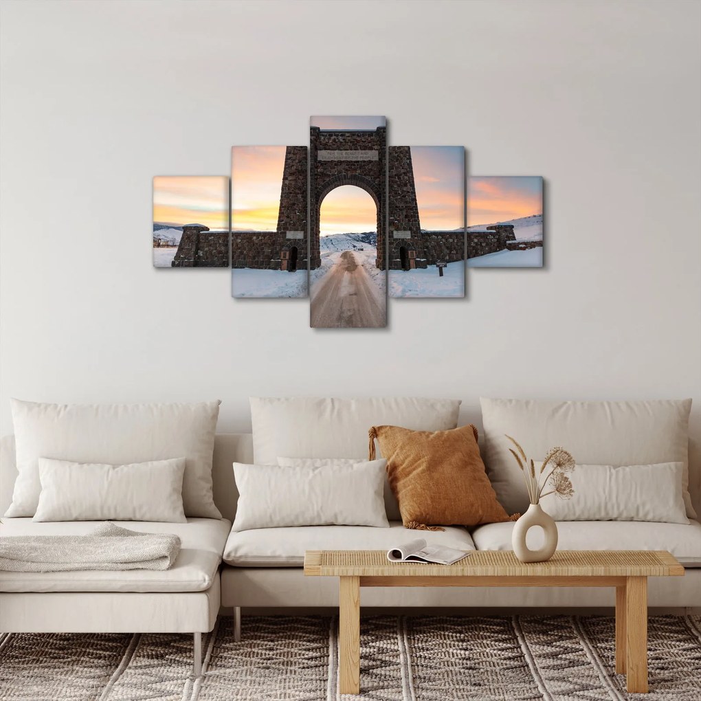 Obraz bramy, Yellowstone (125x70 cm)