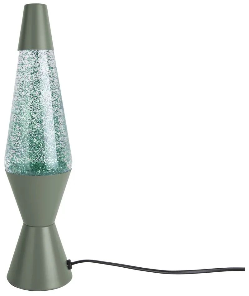 Zielona lampa stołowa Leitmotiv Glitter