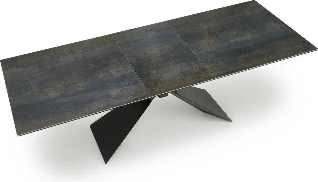 Rozkładany stół Luciano Halmar efekt niebieskiego  marmuru