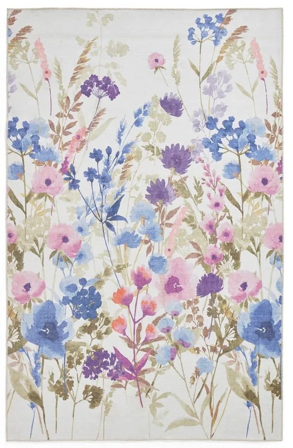 Fioletowy chodnik odpowiedni do prania 61x170 cm Country Floral – Catherine Lansfield
