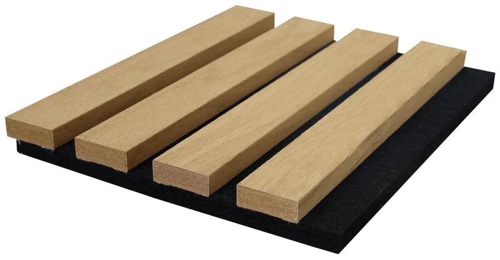 Panel ścienny akustyczny - Naturalny jasny - Opakowanie 3,12 m² - Zestaw 2 sztuk - PENCIA
