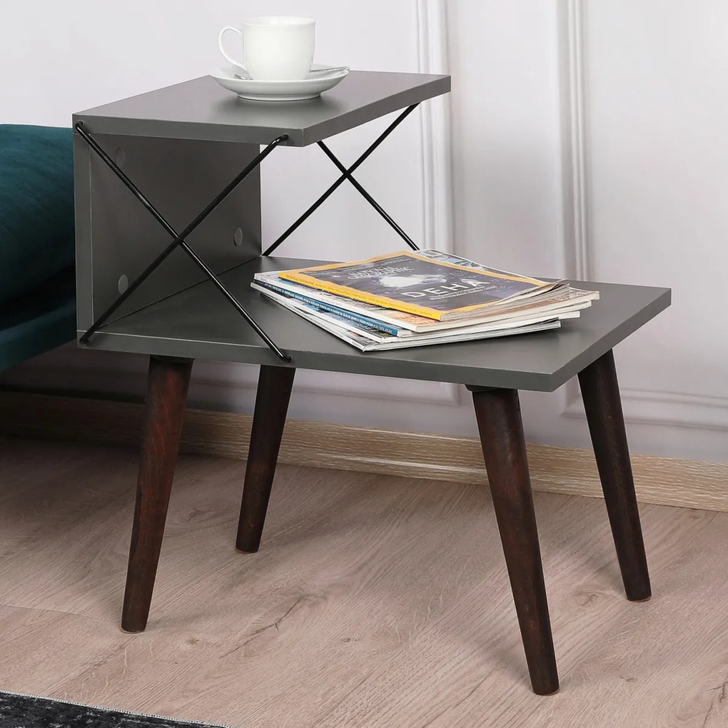 Stolik nocny Cross Anthracite