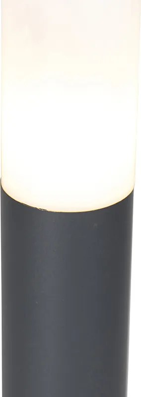 Inteligentny słup oświetleniowy zewnętrzny antracyt 80 cm z WiFi P45 - Rox