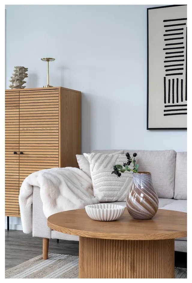 Lampa stołowa LED w kolorze mosiądzu (wysokość 28,5 cm) Lyneham – House Nordic