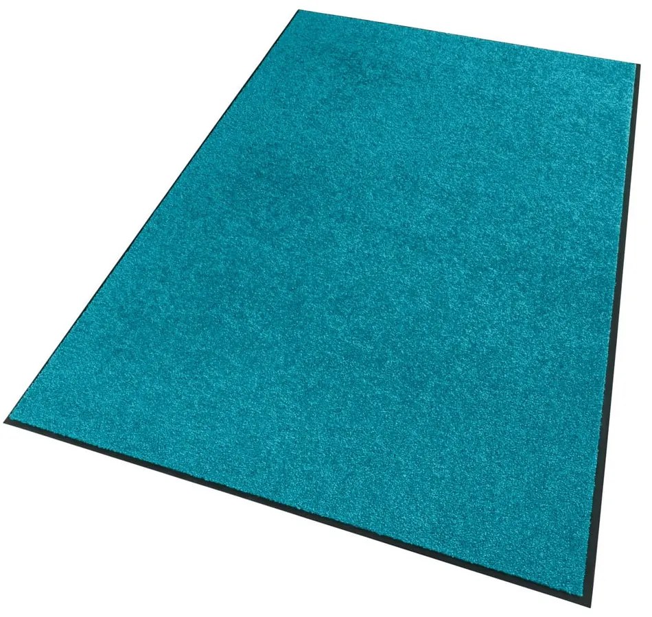 Turkusowa wycieraczka Hanse Home Wash &amp; Clean, 39x58 cm