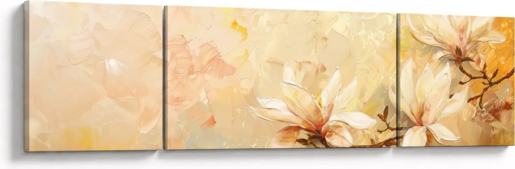 Obraz - Kwiaty (170x50 cm)