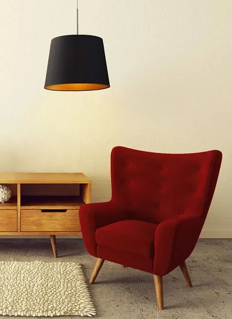 Żyrandol do kuchni na czarnym stelażu - F2-H24