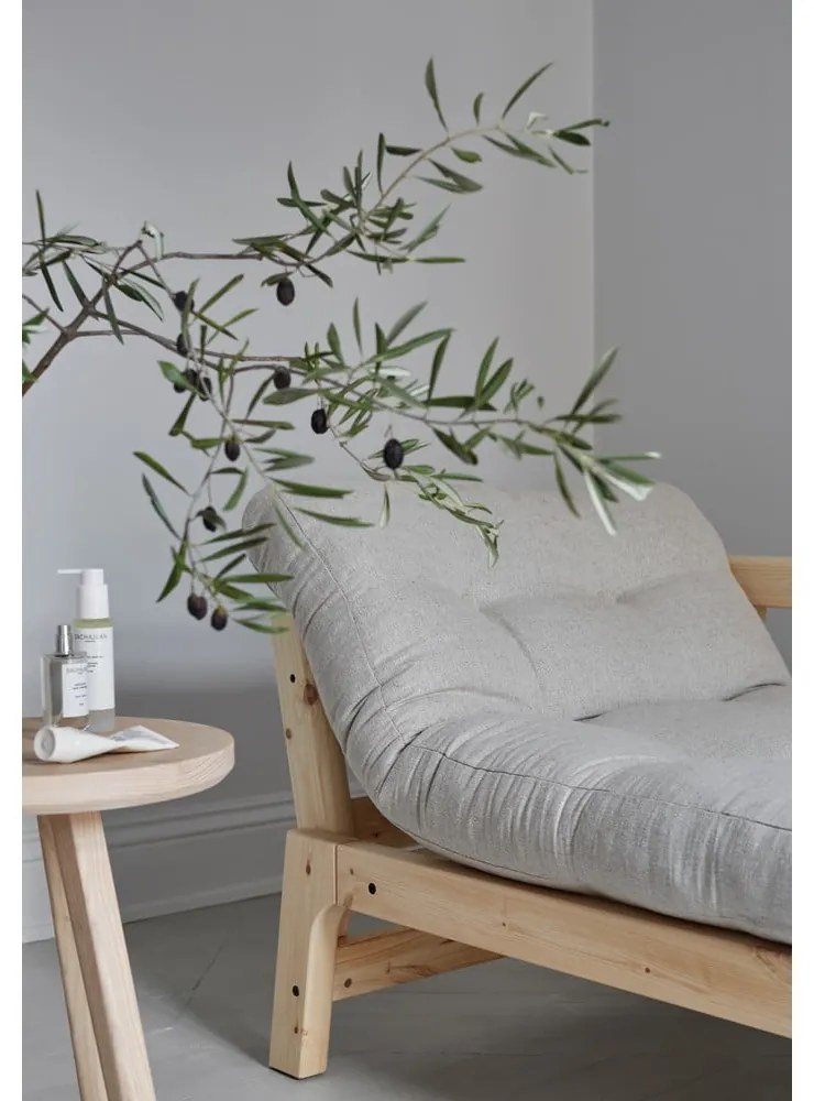Sofa rozkładana Karup Design Step Natural Clear/Grey