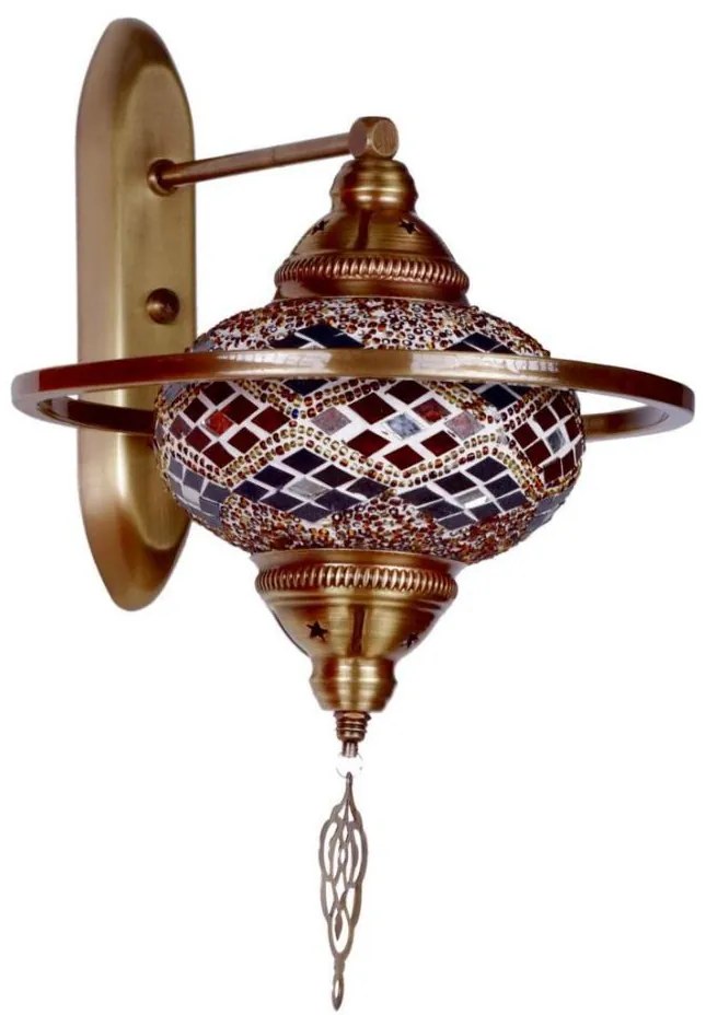 Kinkiet YENI 1xE27/40W/230V brązowy