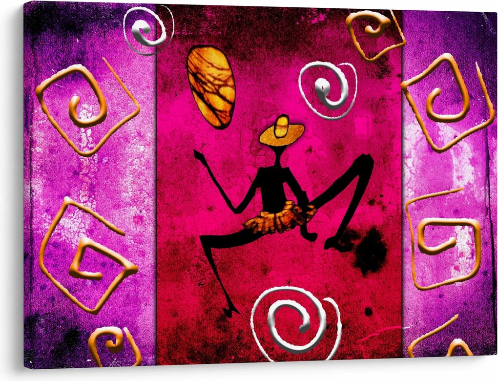 Obraz historycznego muralu (70x50 cm)