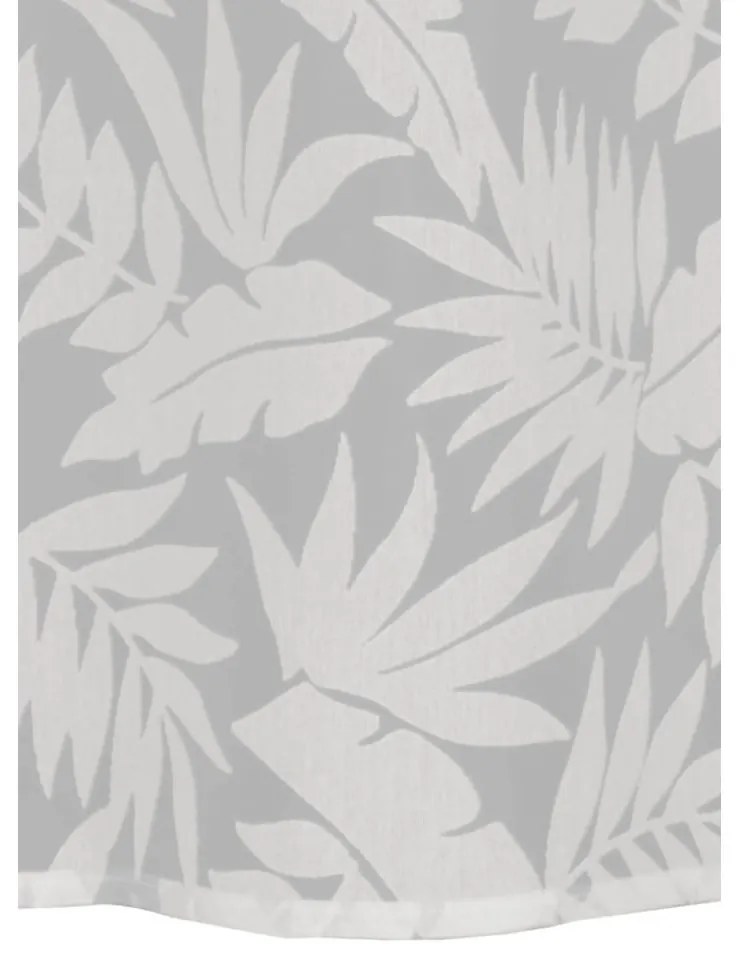 Biało-szara firanka 120x45 cm Calista – Sehlbach